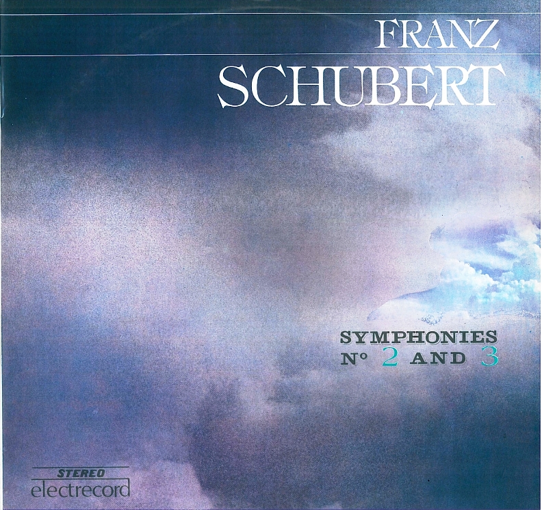 Franz Schubert ‎– Simfoniile 2 și 3 Vinil